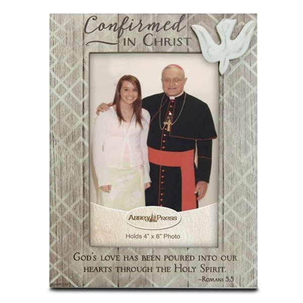 Picture of Confirmation Wood Frame With Easel Boxed