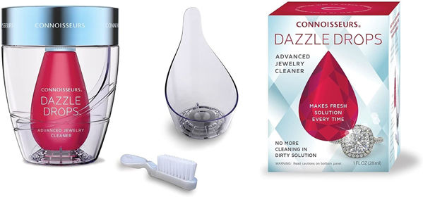 Picture of Connoisseurs Dazzle Drops Advanced Jewelry Cleaner Multi 1 oz
