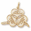 Picture of Gold Plated BEST FRIEND BREAK APART CHARM
