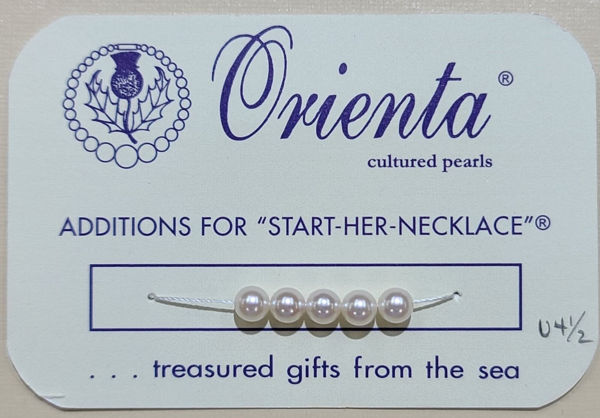 Picture of 1 INCH OF CULTURED PEARLS