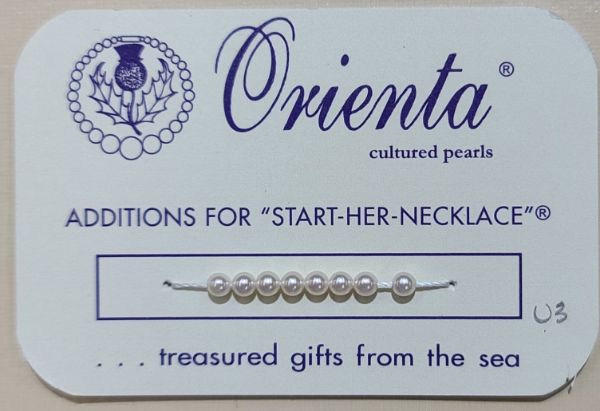Picture of Orienta Carded 1 Inch  3MM Pearls