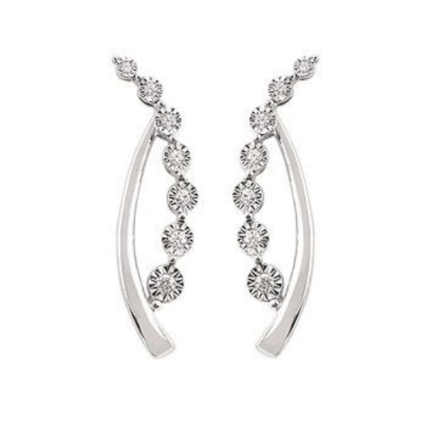 Picture of The Archer Diamond Earrings