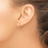 Picture of 14K Rose Gold Endless Hoop Earrings 1.2mm