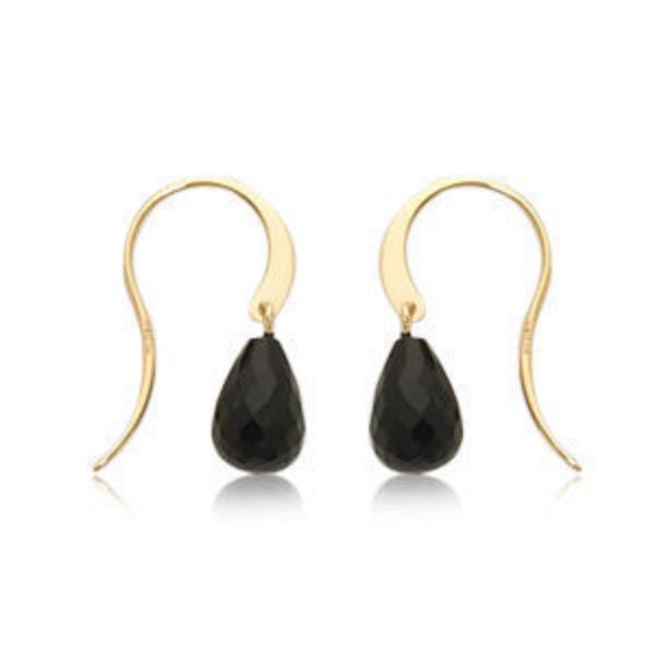 Picture of Onyx Simple Hook Earrings