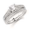 Picture of 14KY Ladies Wedding Band ctw 0.1 17 RB diamonds 0.005ct each