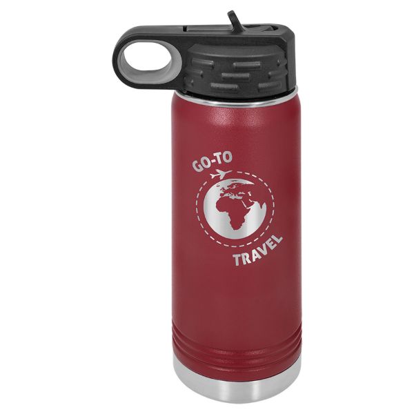 Picture of 20oz Maroon Polar Camel Water Bottle
