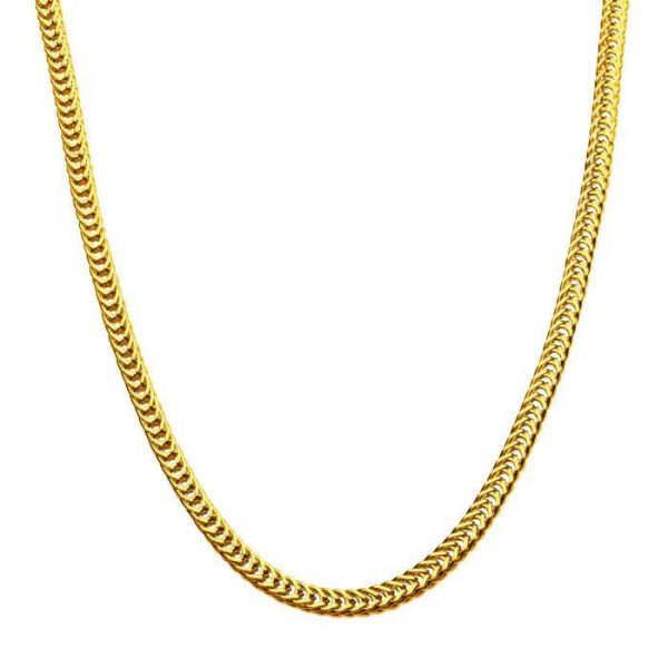 Picture of Inox 18K Gold Plated Foxtail Chain