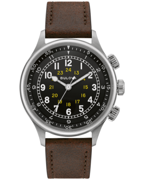 Picture of A-15 Pilot 21-jewel automatic movement with a 42-hour power reserve,