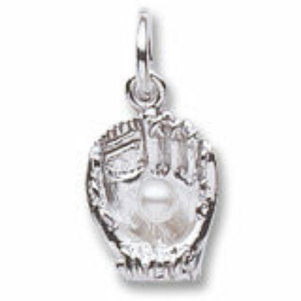 Picture of BASEBALL GLOVE WITH PEARL CHARM