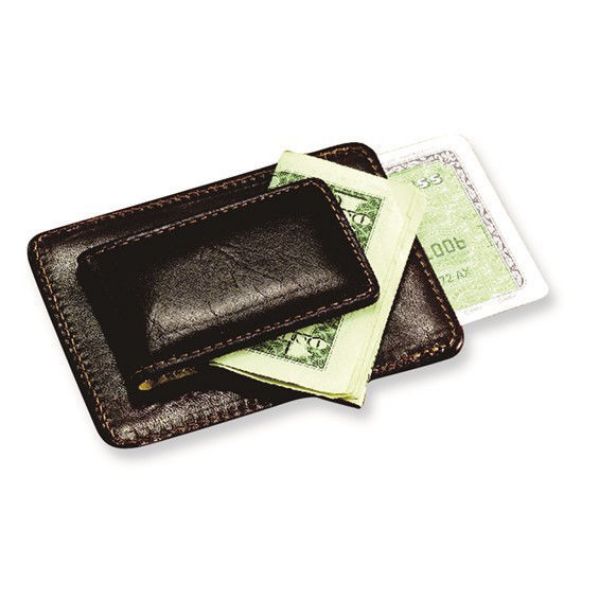 Picture of Brown Leather Credit Card Case and Money Clip