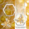 Picture of Diamond Bee Enhancer Necklace