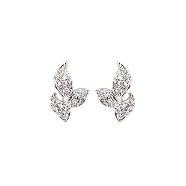 Picture of Diamond Floral Earrings