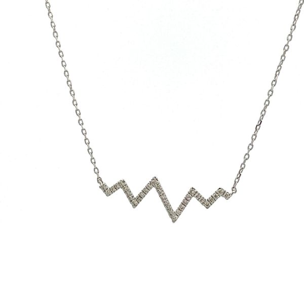 Picture of Diamond Heartbeat Necklace