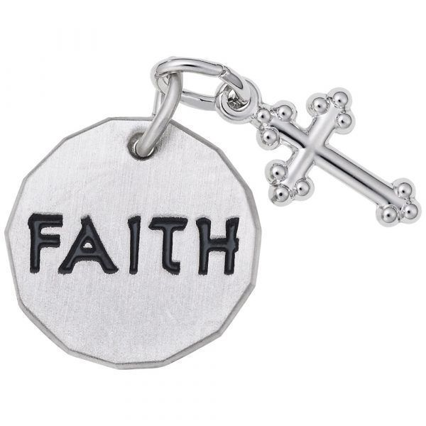 Picture of FAITH TAG W/CROSS SS