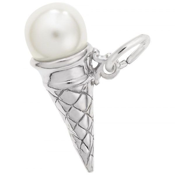 Picture of ICE CREAM CONE WITH PEARL CHARM