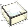 Picture of J. Devlin Antique Yellow Stained Glass Trinket Jewelry Box