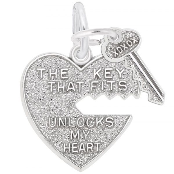 Picture of Key that Fits Heart Charm