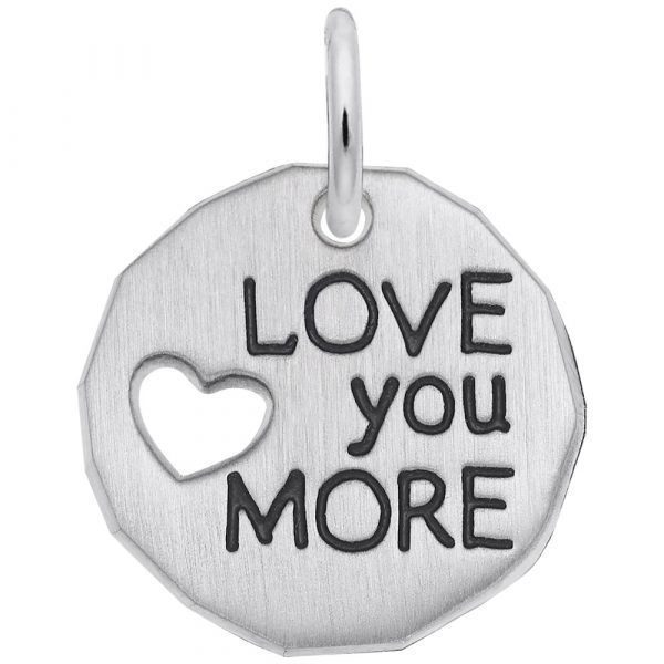 Picture of LOVE YOU MORE CHARM TAG CHARM