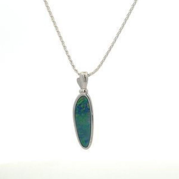 Picture of Opal Doublet Silver Pendant