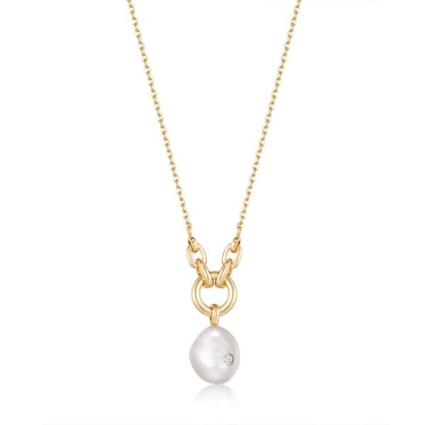 Picture of Pearl Sparkle Pendant Necklace