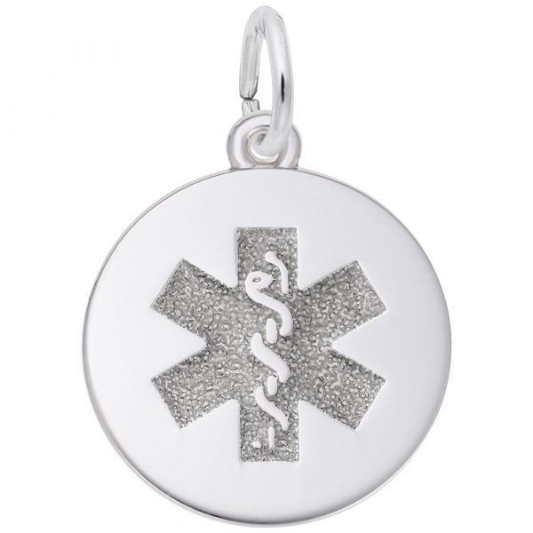Picture of SILVER MEDICAL SYMBOL