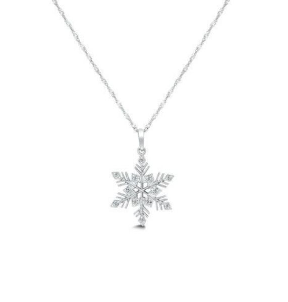 Picture of Snowflake Diamond Pendant