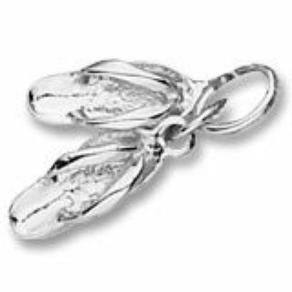 Picture of STERLING FLIP FLOP CHARM