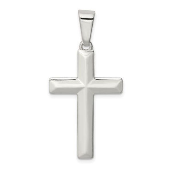 Picture of Sterling Silver Polished Cross Pendant