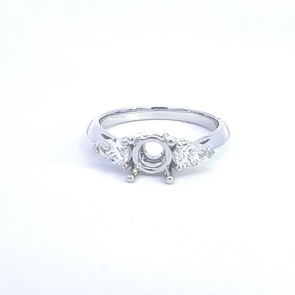 Picture of Three Stone Semi-Mount Engagement Ring