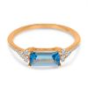 Picture of Topaz Baguette East West Ring