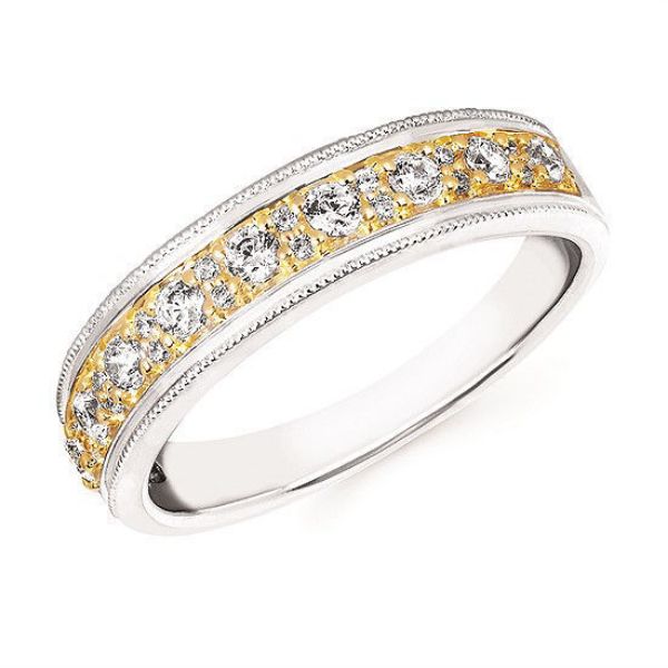 Picture of Two-Toned Diamond Band