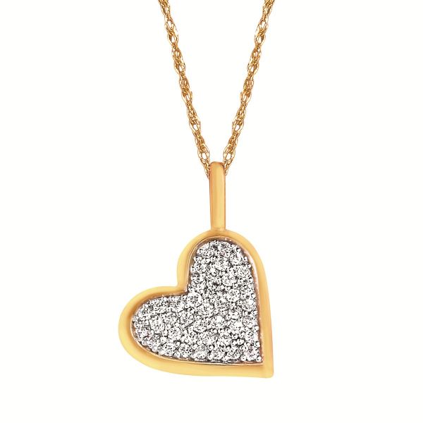 Picture of Diamond Heart Pave Necklace