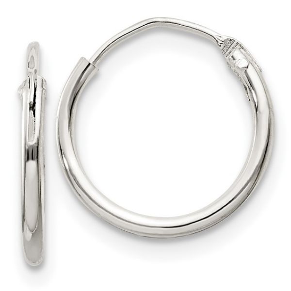 Picture of Sterling Silver Hoops