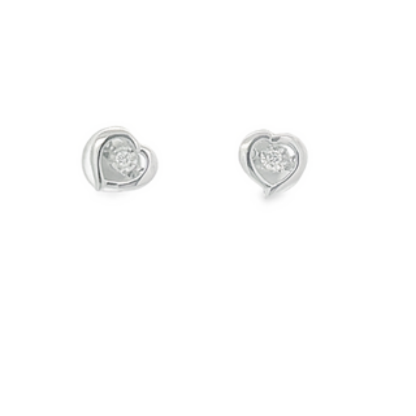 Picture of Sterling Heart Earrings