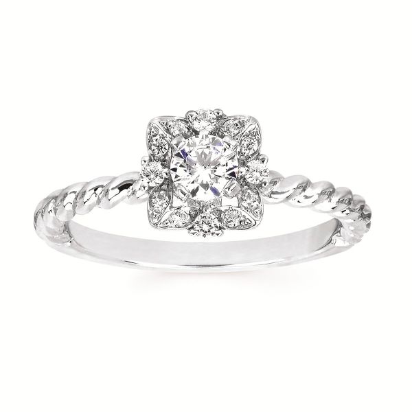 Picture of Celebration Bridal Twist Engagement Ring