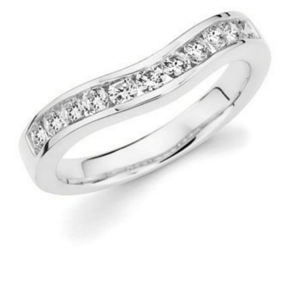 Picture of Curved Anniversary Band