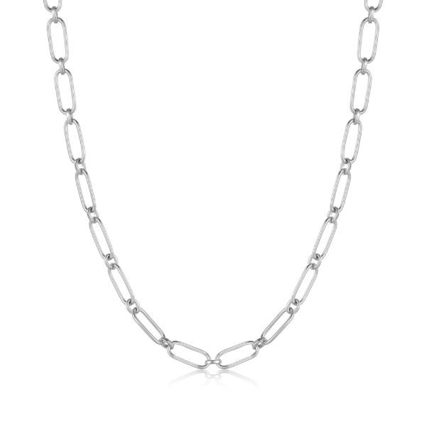 Picture of Silver Cable Connect Chunky Chain Necklace