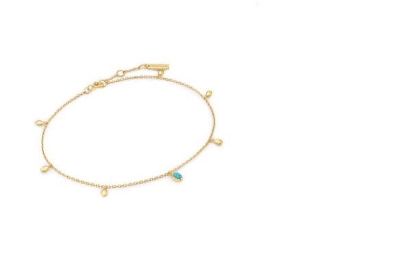 Picture of Turquoise Drop Pendant Anklet