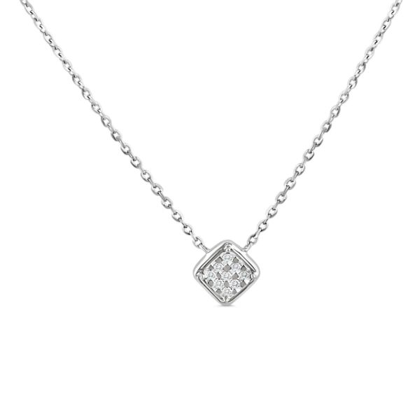Picture of Square Diamond Illusion Necklace