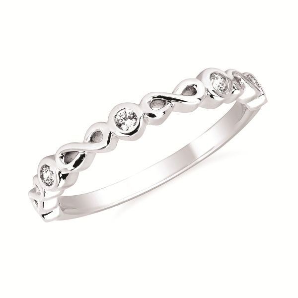 Picture of Infinity and Diamond Ring