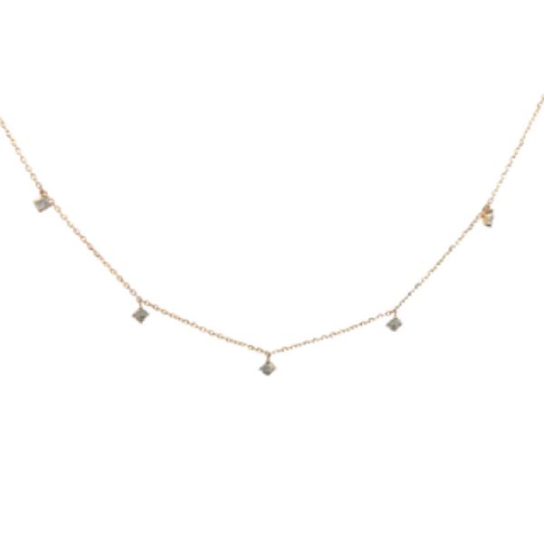 Picture of Diamond Drop Station Necklace