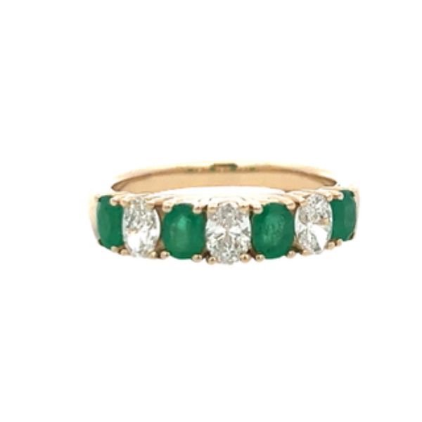 Picture of Emerald and Diamond Fashion Ring