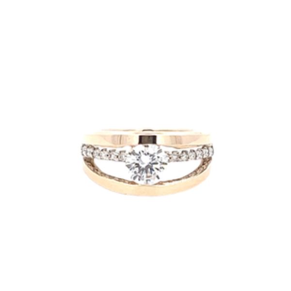 Picture of Diamond Bridge Engagement Ring