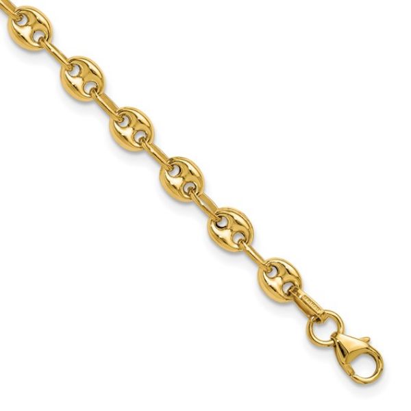 Picture of Gold Puffed Mariner Bracelet