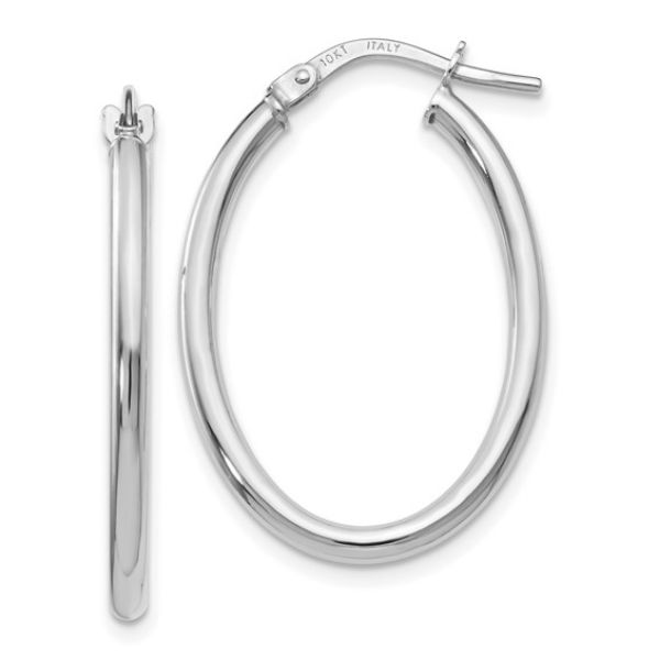 Picture of Oval Hoop Earrings