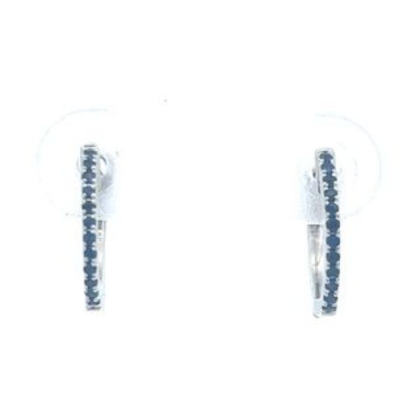 Picture of Petite Sapphire Hoop Earrings