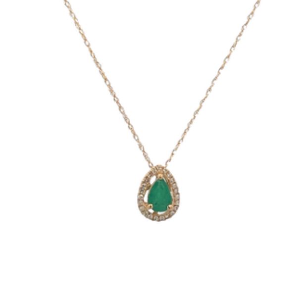 Picture of Pear Cut Emerald Necklace