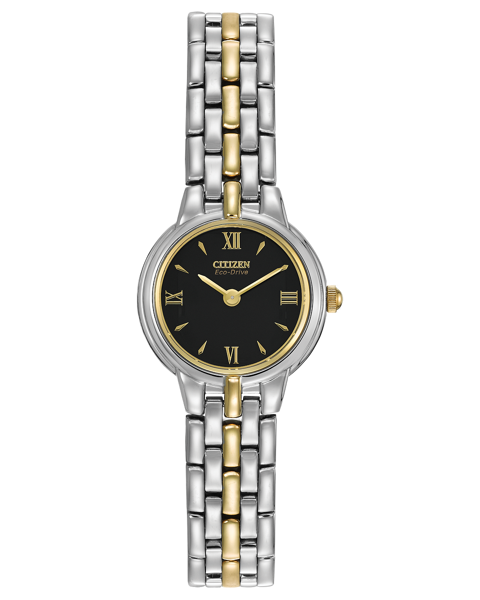 Picture of LADIES WR ECO BLACK DIAL SST