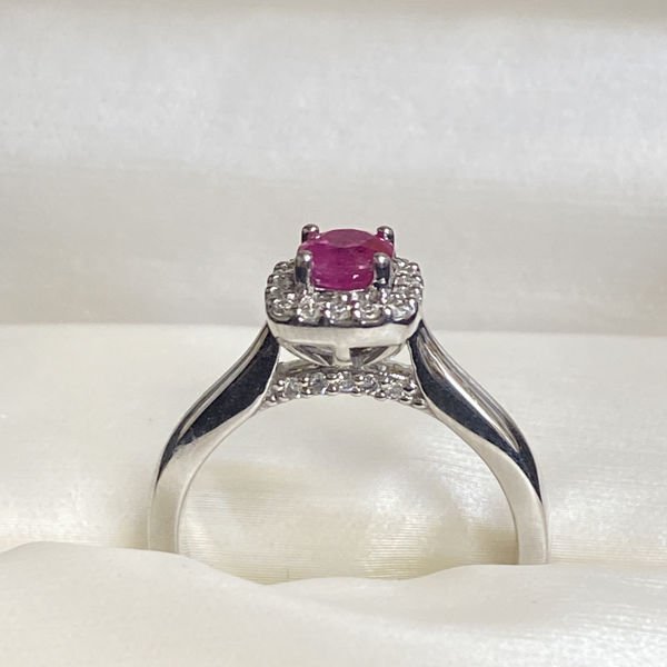 Picture of 10KT RUBY FASHION RING .18CT
