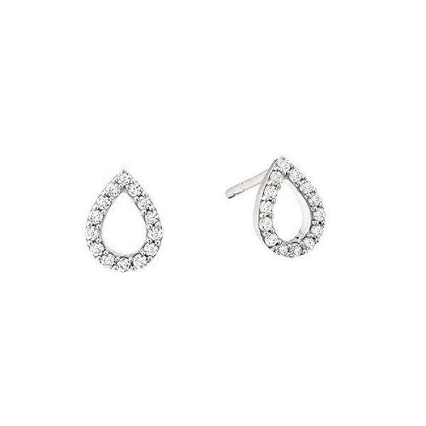 Picture of Pear Shaped Diamond Earrings